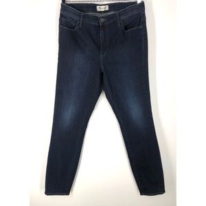 Madewell Women’s Skinny Jeans Sz 28 Fitted Stretch Dark Blue Denim